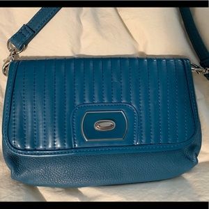 Like new! Grace Adele Patent Quilted Flap Clutch